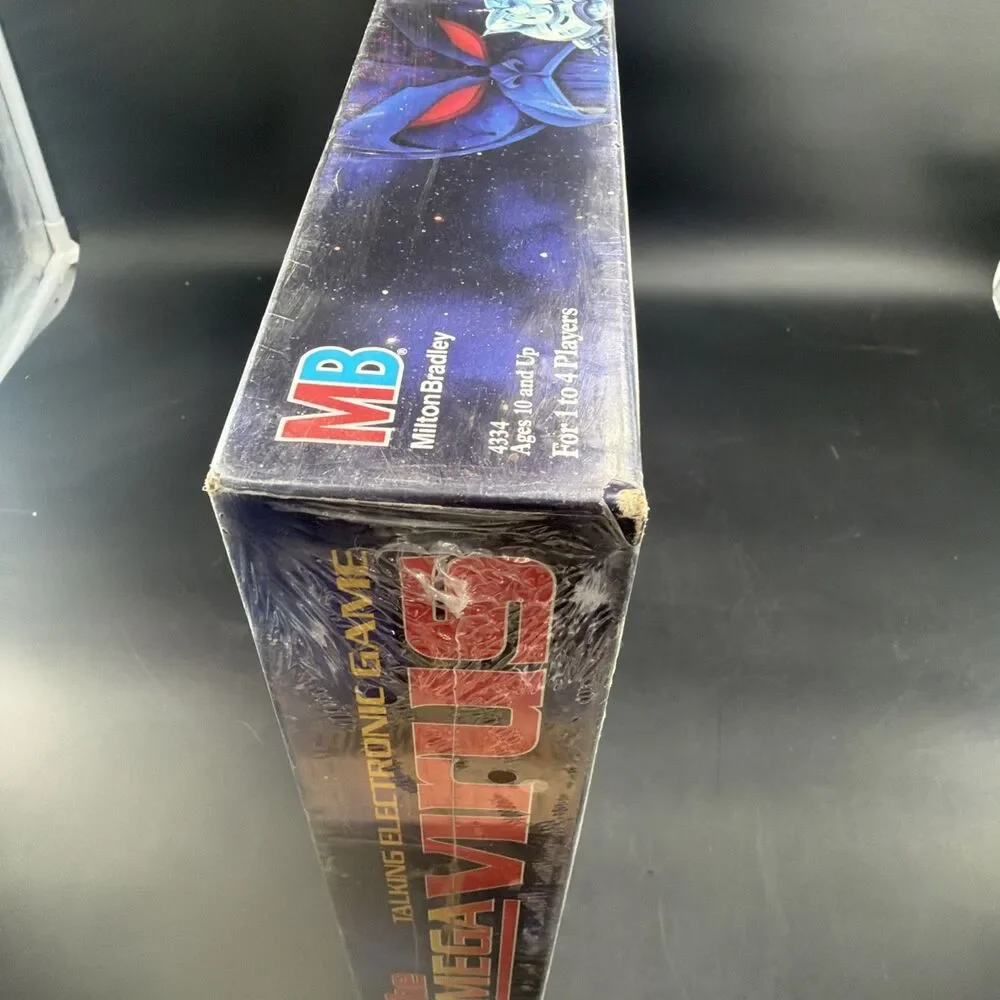 1992 MB The Omega Virus Talking Electronic Board Game Complete Tested